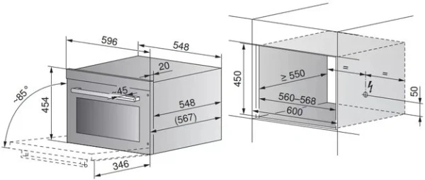 Духовой шкаф V-ZUG Combair XSE 60 BCXSEZ60 купить в Москве
