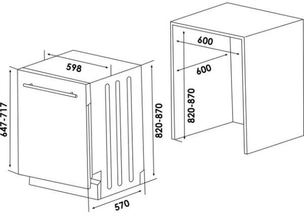 Встраиваемая посудомоечная машина Schaub Lorenz SLG VI6410 купить в Москве