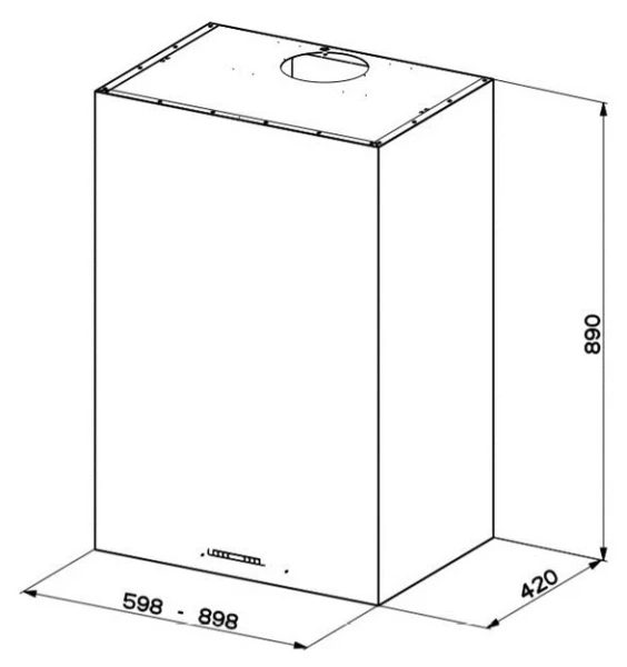 Вытяжка Faber CUBIA PLUS EV8 X A60 купить в Москве
