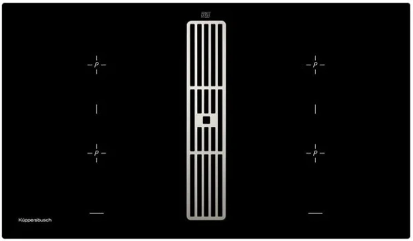 Варочная панель с вытяжкой Kuppersbusch KMI 9850.0 SR Stainless Steel купить в Москве