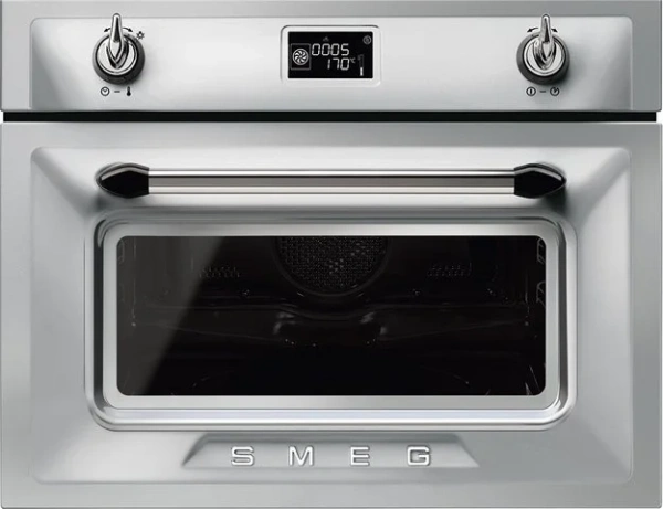 Духовой шкаф комбинированный с микроволновой печью Smeg SF4920MCX1 купить в Москве