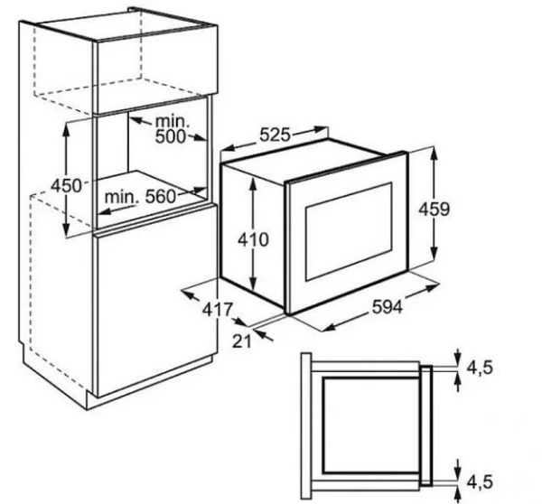 Микроволновая печь Electrolux EMS17006OX купить в Москве
