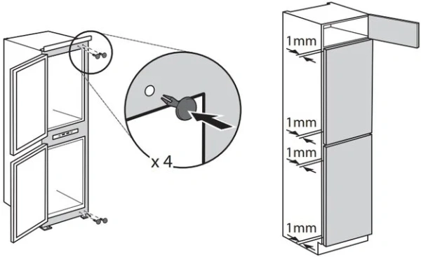 Встраиваемый холодильник Franke FCB 320 NF NE F купить в Москве
