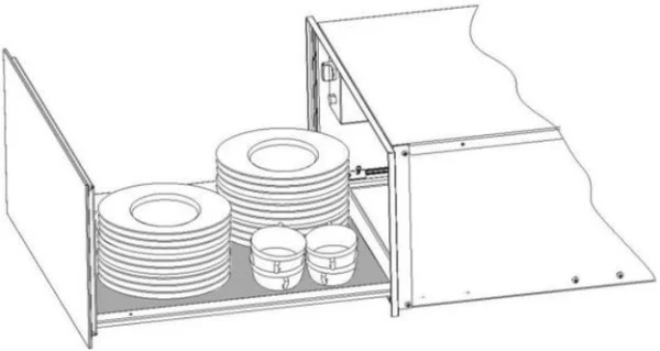 Встраиваемый подогреватель посуды Kuppersbusch CSW 6800.0 W купить в Москве
