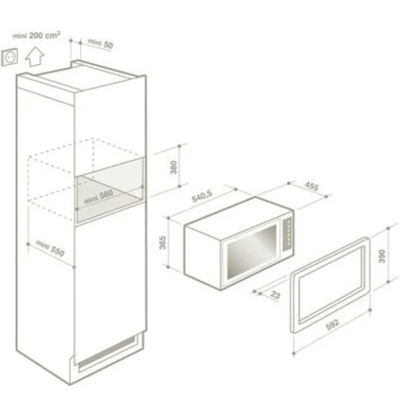 Микроволновая печь De Dietrich DME 1129 B купить в Москве
