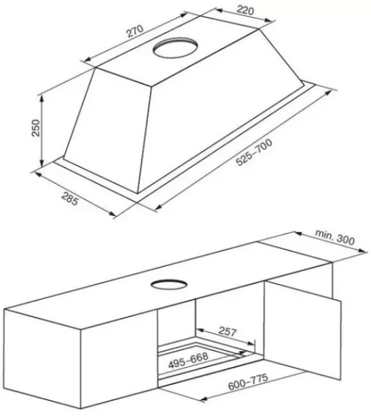 Вытяжка Kuppersberg Inlinea 70 X HPB купить в Москве
