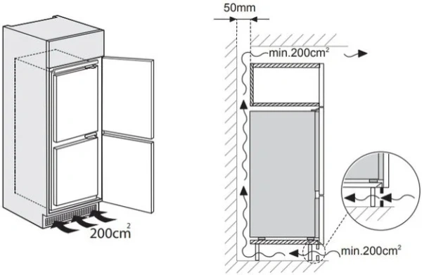 Встраиваемый холодильник Franke FCB 320 NF NE F купить в Москве