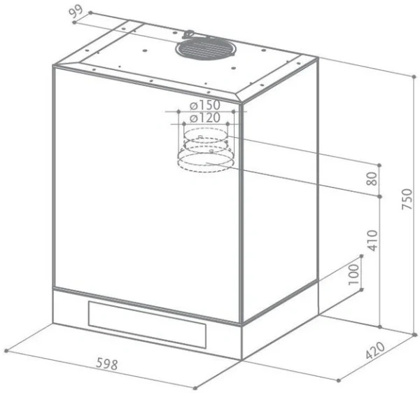 Вытяжка Faber  GLORY PRO X/V A 60 LOGIC купить в Москве
