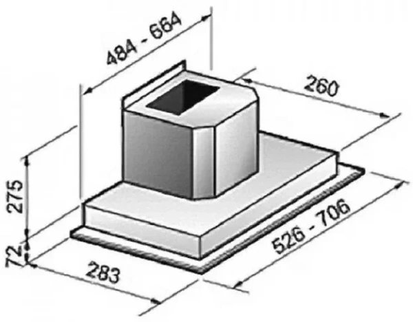 Встраиваемая вытяжка Korting KHI 9751 X купить в Москве
