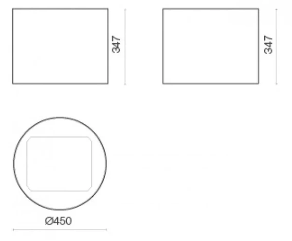 Вытяжка Falmec Twister 45 nero (450) (с системой E.ion) ECP купить в Москве
