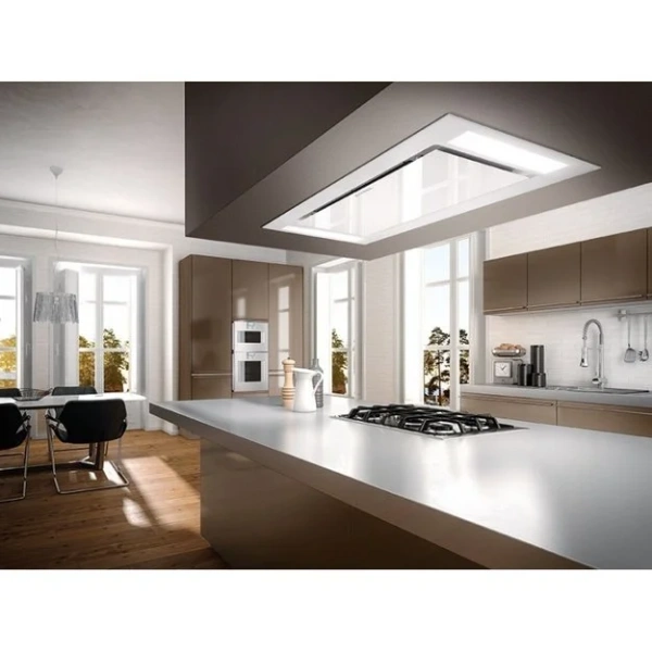 Встраиваемая вытяжка Faber HEAVEN GLASS 2.0 WH A90 купить в Москве
