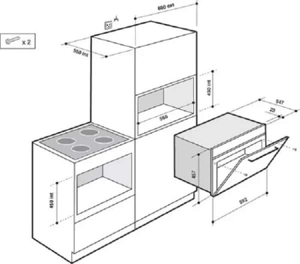 Микроволновая печь De Dietrich DME 785 X купить в Москве
