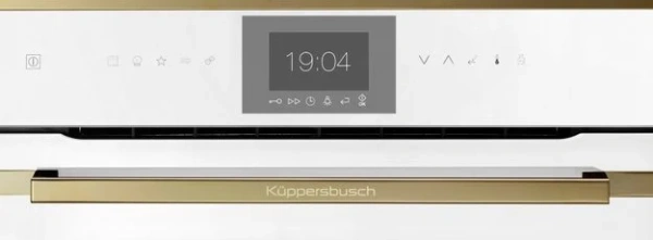 Компактный духовой шкаф с микроволнами Kuppersbusch CBM 6550.0 W4 Gold купить в Москве
