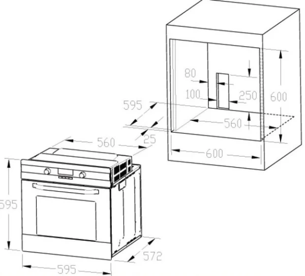Духовой шкаф Zigmund Shtain EN 142.921 W купить в Москве
