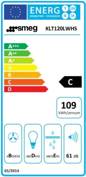 Встраиваемая вытяжка Smeg KLT120LWHS купить в Москве
