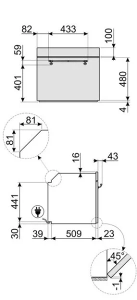 Многофункциональный духовой шкаф Smeg SF700BS купить в Москве
