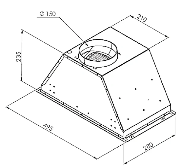 Вытяжка Zigmund Shtain K 003.51 W купить в Москве
