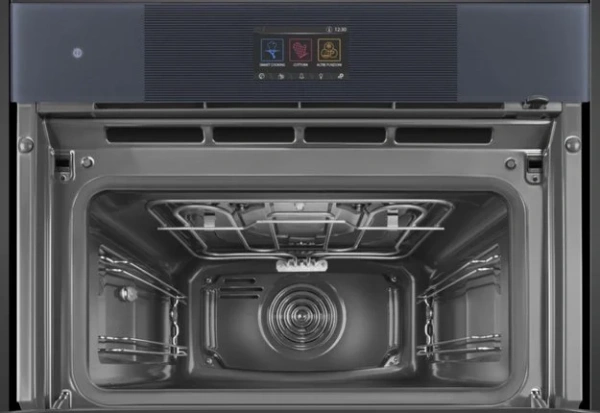 Компактный духовой шкаф с пароваркой шкаф Smeg SO4104APG купить в Москве
