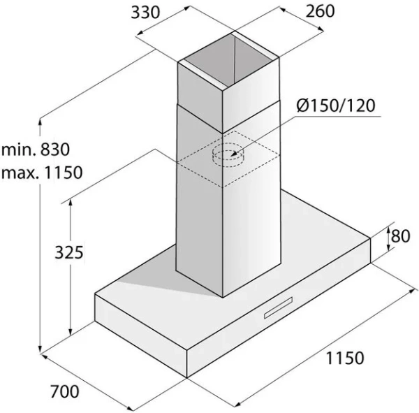 Островная вытяжка Asko CI4176 S купить в Москве
