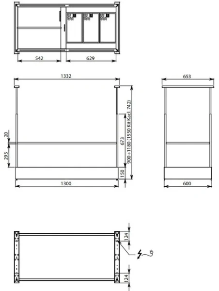 Вытяжка Falmec Spazio 130 Island steel купить в Москве

