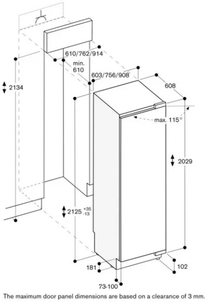 Встраиваемый холодильник Gaggenau RC462305 купить в Москве
