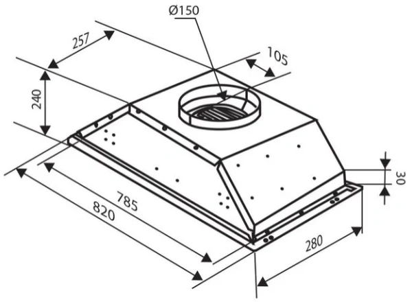 Вытяжка Zigmund Shtain K 010.7 S купить в Москве
