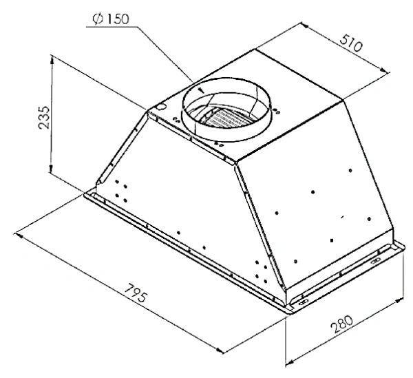 Вытяжка Zigmund Shtain K 003.71 W купить в Москве
