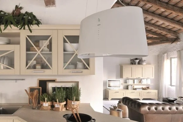 Вытяжка Falmec Mare isola 66 (450) (с системой E.ion) ECP white купить в Москве
