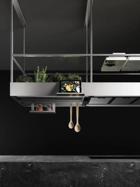 Вытяжка Falmec CIRCLE.TECH SPAZIO ISOLA black (600) купить в Москве
