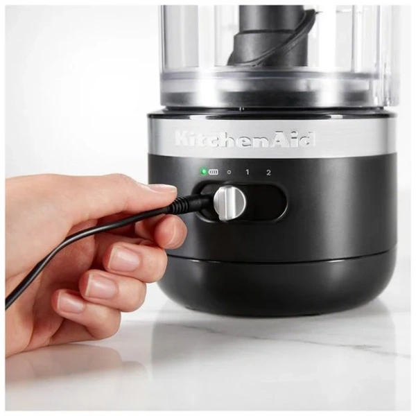 Кухонный мини-комбайн KitchenAid 5KFCB519EBM матовый черный купить в Москве с доставкой
