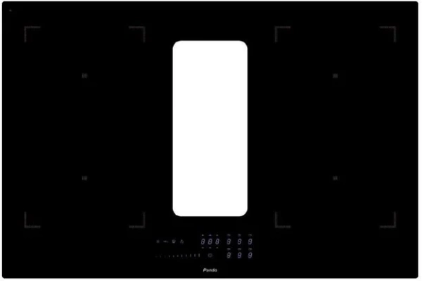 Варочная панель с вытяжкой Pando E-390/78 V.1130 ECO PLUS купить в Москве с доставкой
