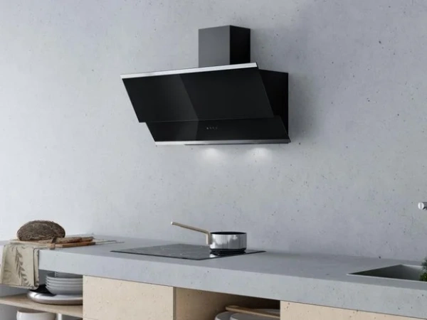 Вытяжка KRONA IRIDA 900 black push button купить в Москве
