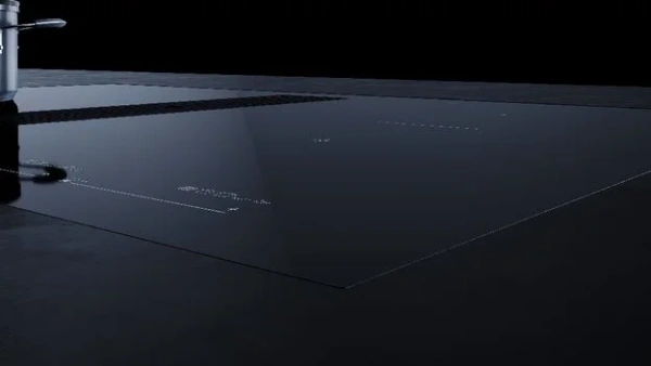 Варочная панель с вытяжкой Kuppersbusch KMI 8590.0 SR Black Chrome купить в Москве с доставкой
