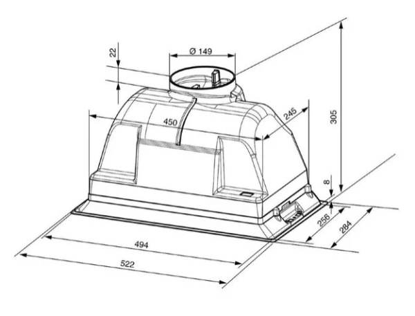 Вытяжка Smeg KSEG5XE купить в Москве

