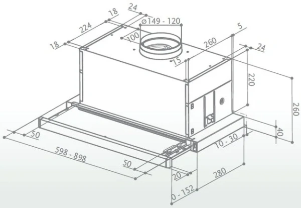 Вытяжка Faber MAXIMA EG8 AM/X A90 купить в Москве
