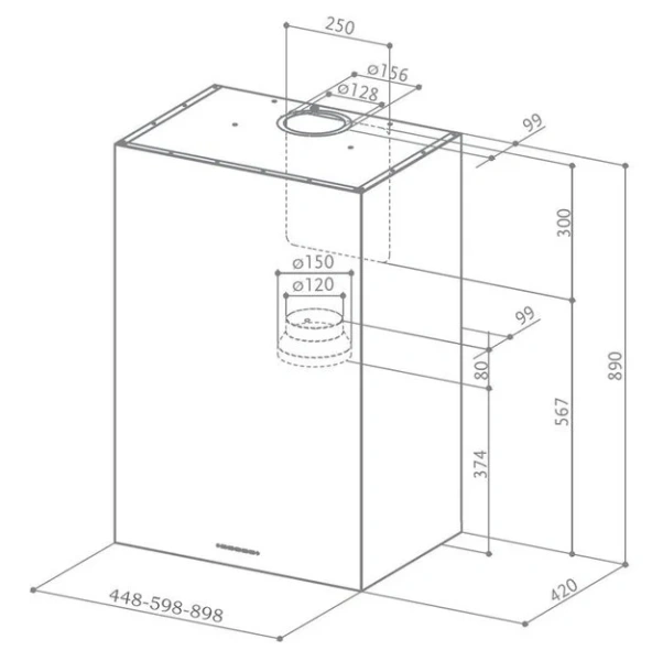 Вытяжка Faber Cubia EG8 X A 45 Active купить в Москве
