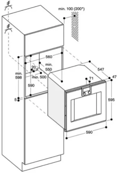 Духовой шкаф Gaggenau BO 450-110 купить в Москве
