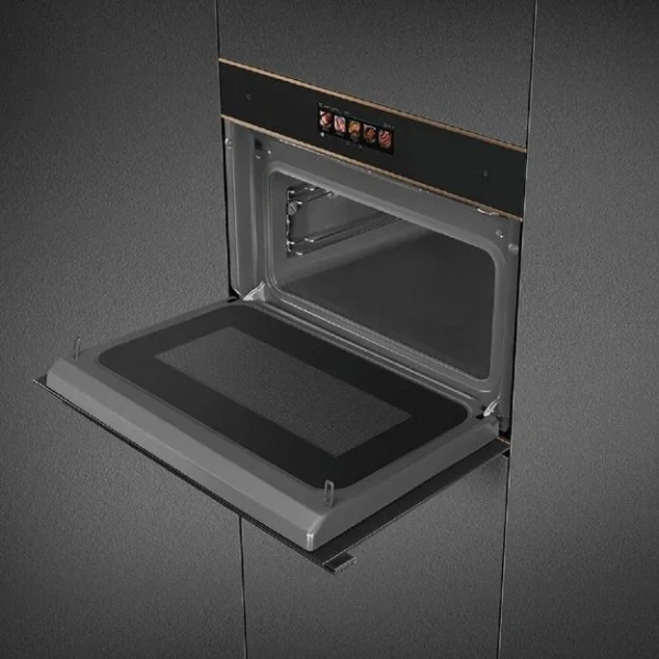 Духовой шкаф с паром и СВЧ Smeg SO4606WAPNR купить в Москве
