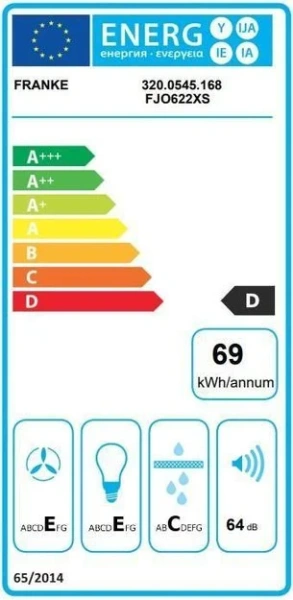 Вытяжка Franke FJO 622 XS купить в Москве
