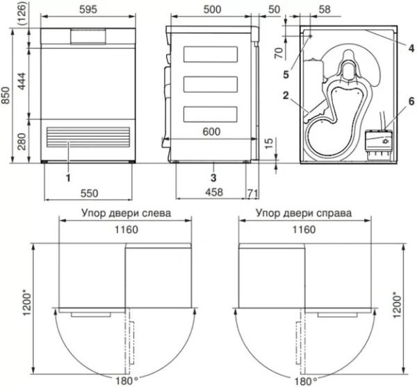 Сушильная машина V-ZUG AdoraDry V2000 AT2TWHW L купить в Москве