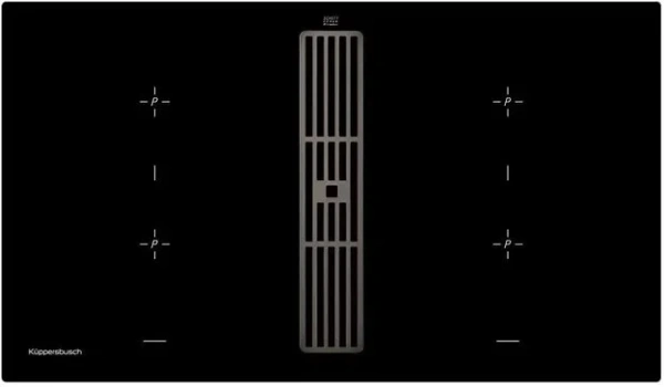 Варочная панель с вытяжкой Kuppersbusch KMI 9850.0 SR Black Chrome купить в Москве