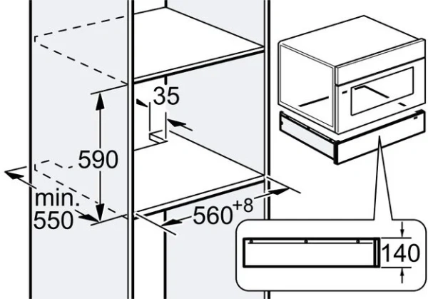 Встраиваемый подогреватель посуды Gaggenau WS461102 купить в Москве
