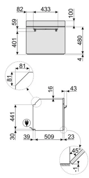 Духовой шкаф Smeg SF700PO купить в Москве
