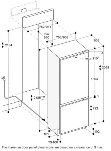 Встраиваемый холодильник Gaggenau RB492305 купить в Москве
