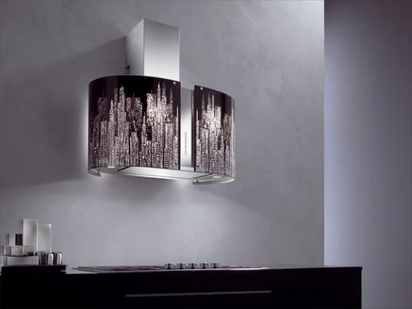 Вытяжка Falmec Mirabilia Isola 85 Manhattan Vetro (800) ECP купить в Москве
