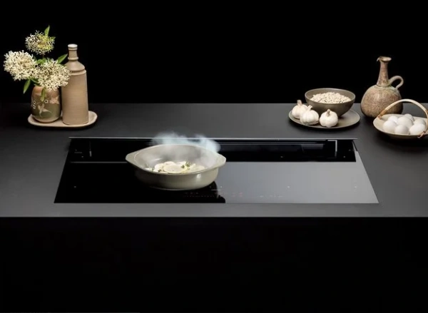 Варочная панель с вытяжкой Falmec BRERA 90 VETRO NERO купить в Москве с доставкой
