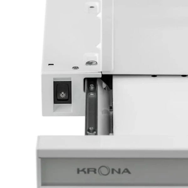 Встраиваемая вытяжка KRONA KAMILLA 600 GLASS WHITE купить в Москве
