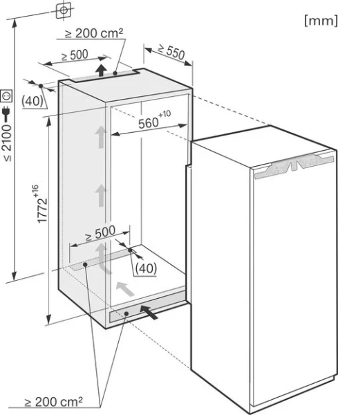 Встраиваемый морозильник Miele FNS37402i с витрины новый купить в Москве
