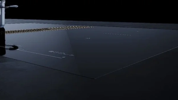 Варочная панель с вытяжкой Kuppersbusch KMI 8590.0 SR Silver Chrome купить в Москве с доставкой
