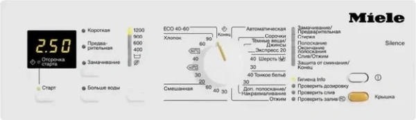 Стиральная машина Miele WW650WCS новая с витрины (вмятина на корпусе) купить в Москве